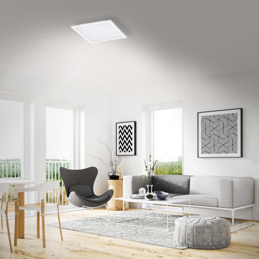Briloner 7301-016 - LED Dimmelhető mennyezeti lámpa STARRY SKY LED/18W/230V 3000-6000K + távirányítás
