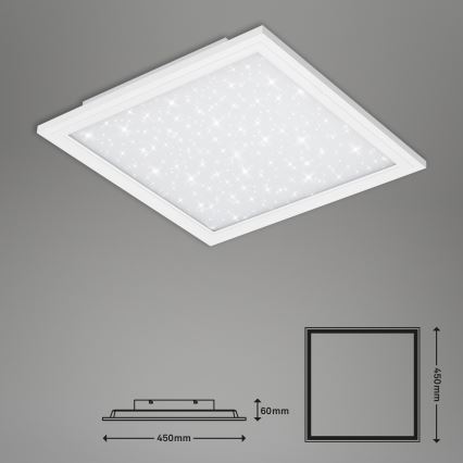 Briloner 7302-016 - LED Dimmelhető mennyezeti lámpa STARRY SKY LED/23W/230V 3000-6000K + távirányítás