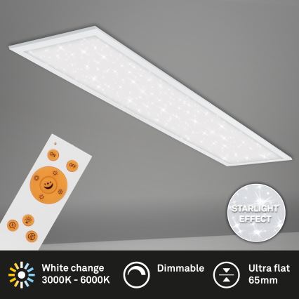 Briloner 7304-016 - LED Dimmelhető mennyezeti lámpa STARRY SKY LED/36W/230V 3000-6000K + távirányítás