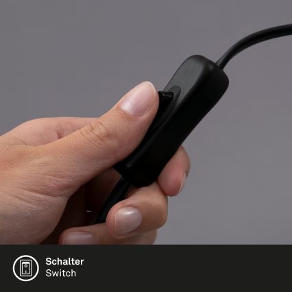 Briloner 7334-015 - LED Asztali lámpa STARRY SKY 1xGU10/5W/230V fekete