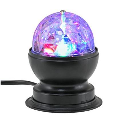 Briloner 7357-015 - LED asztali disco gömb DISCO LIGHT 1xE27/3W/230V
