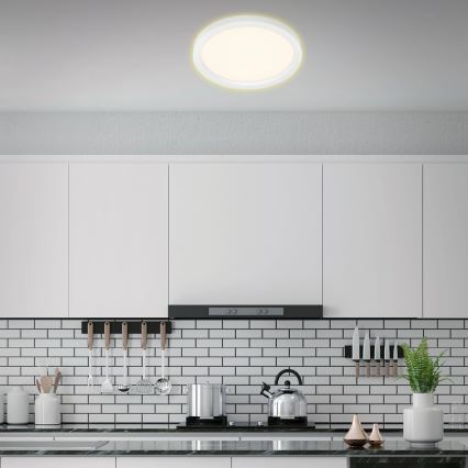 Briloner 7361-016 - LED Mennyezeti lámpa CADRE LED/18W/230V á. 29,7 cm fehér
