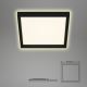 Briloner 7362-015 - LED Mennyezeti lámpa CADRE LED/18W/230V 29,6x29,6 cm fekete