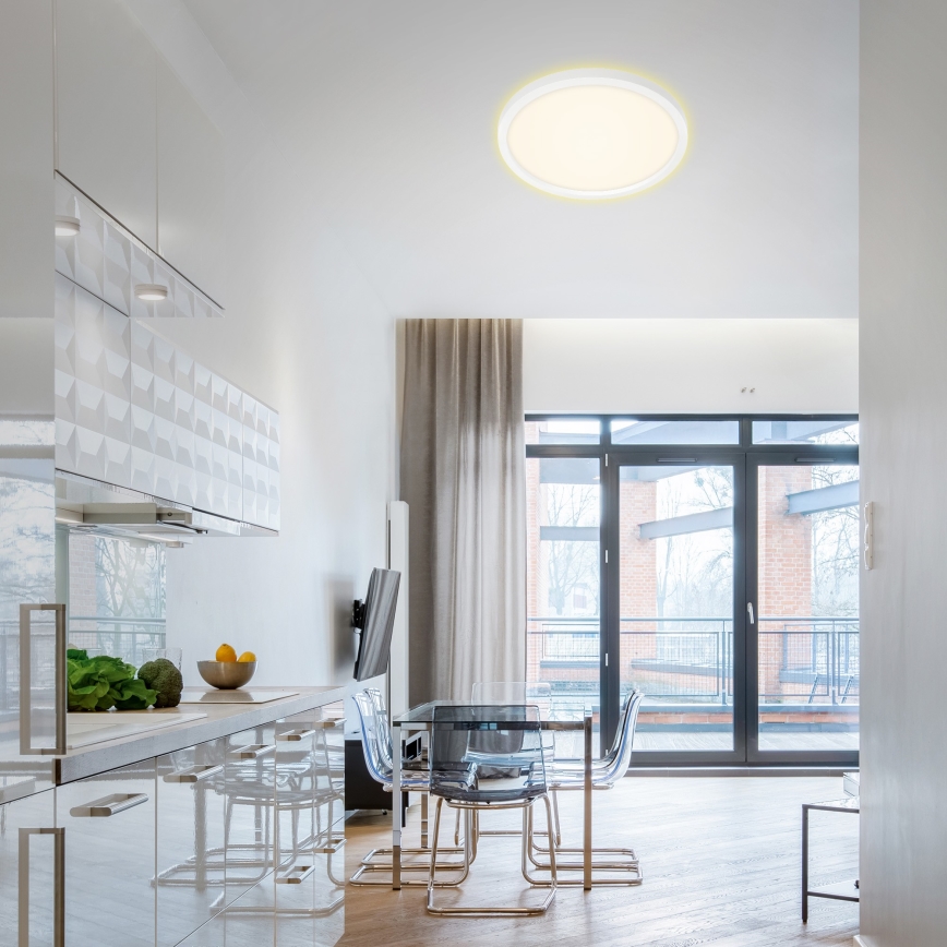 Briloner 7363-016 - LED Mennyezeti lámpa CADRE LED/22W/230V á. 42,5 cm fehér