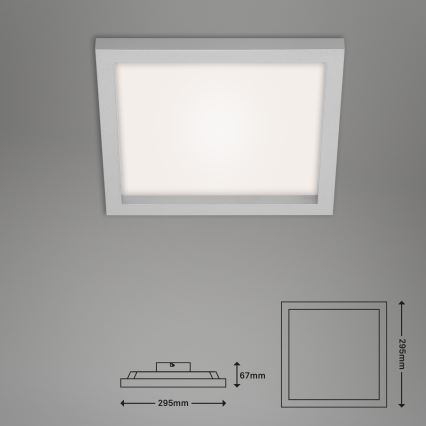 Briloner 7370-014 - LED dimmelhető mennyezeti lámpa LED/18W/230V 3000-6500K + távirányító