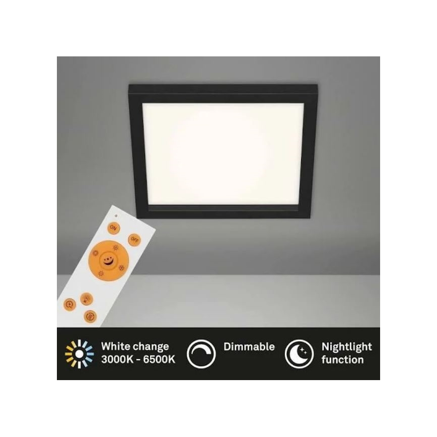 Briloner 7370-015 - LED Dimmelhető mennyezeti lámpa GEO BASIC LED/18W/230V 3000-6500K + távirányítás