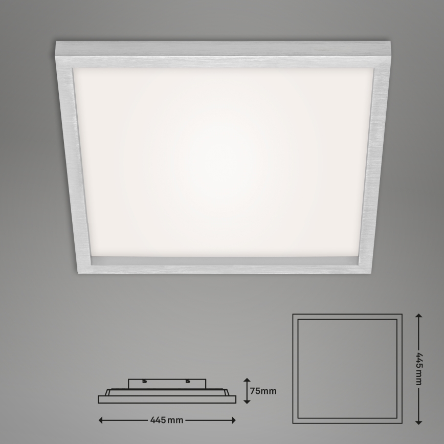 Briloner 7371-014 - LED dimmelhető mennyezeti lámpa LED/24W/230V 3000-6500K + távirányító