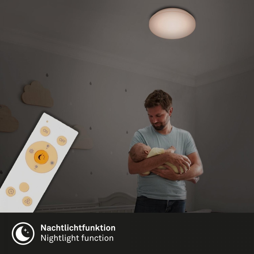 Briloner 7377-016 - LED Dimmelhető mennyezeti lámpa LED/12W/230V 3000-6500K + távirányítás