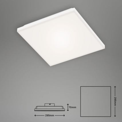 Briloner 7378-016 - LED Dimmelhető panel LED/12W/230V 3000/4000/6500K + távirányítás