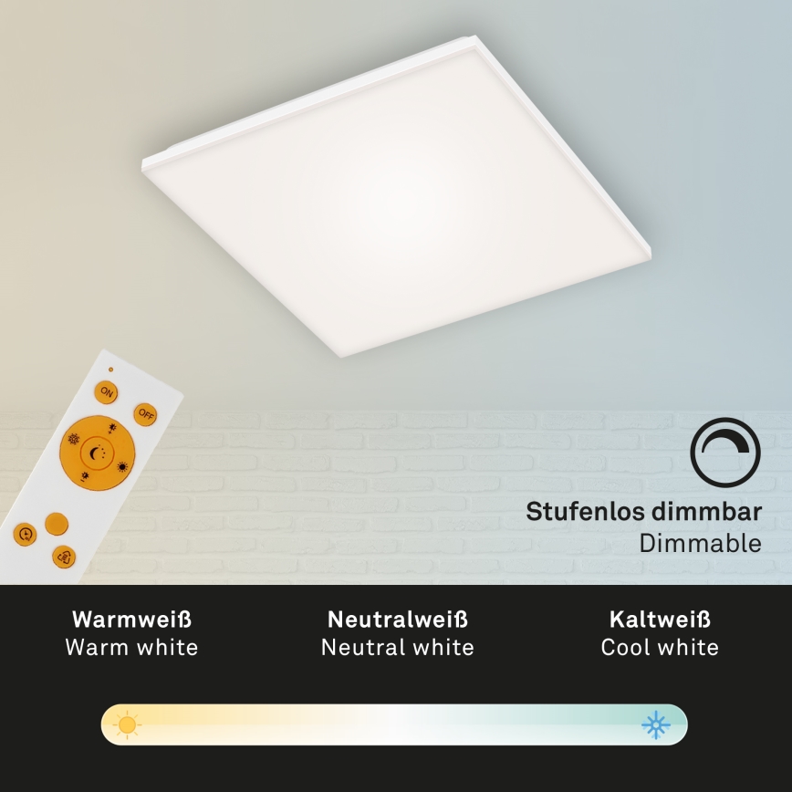 Briloner 7378-116 - LED Dimmelhető mennyezeti lámpa FRAMELESS LED/24W/230V 3000-6500K + távirányítás