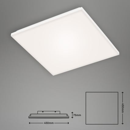 Briloner 7378-116 - LED Dimmelhető mennyezeti lámpa FRAMELESS LED/24W/230V 3000-6500K + távirányítás