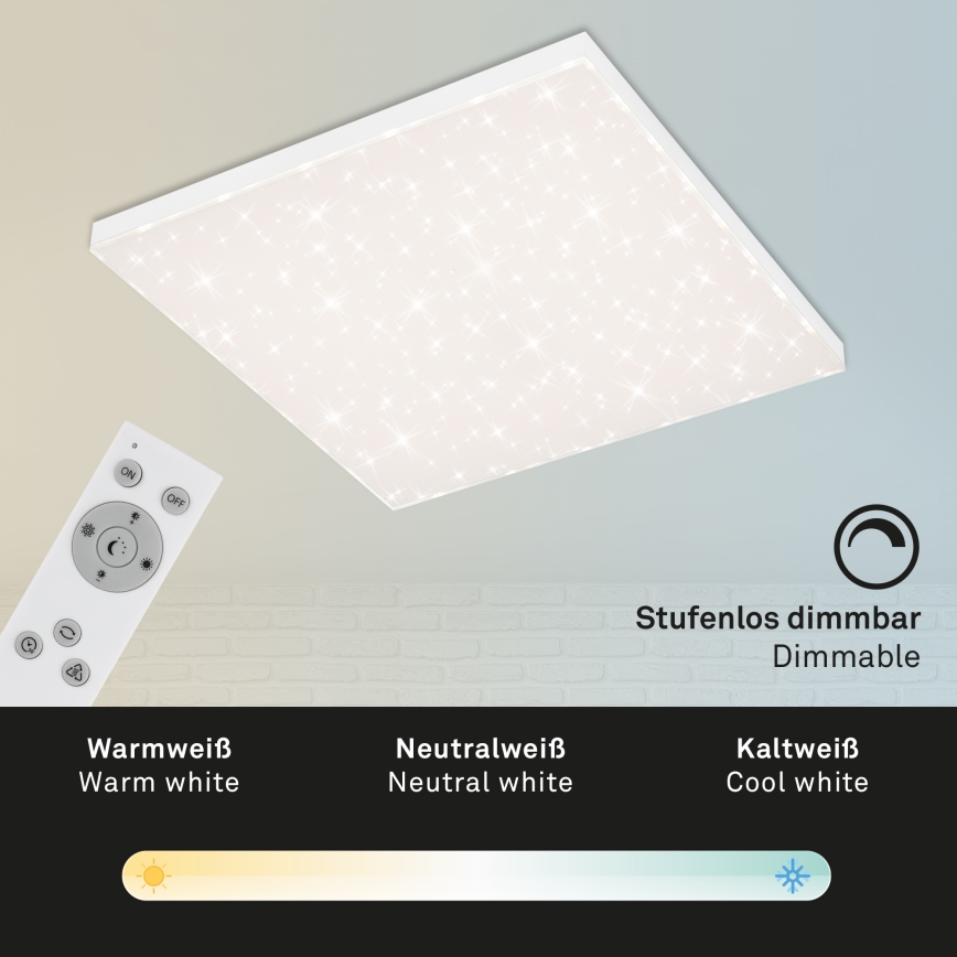 Briloner 7381-216 - LED Dimmelhető mennyezeti lámpa FRAMELESS LED/38W/230V 3000-6500K + távirányítás