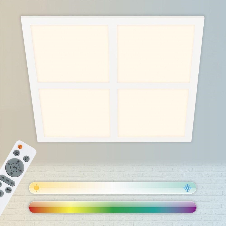 Briloner 7387-016 - LED RGBW dimmelhető mennyezeti lámpa LED/24W/230V 3000-6500K + távirányító