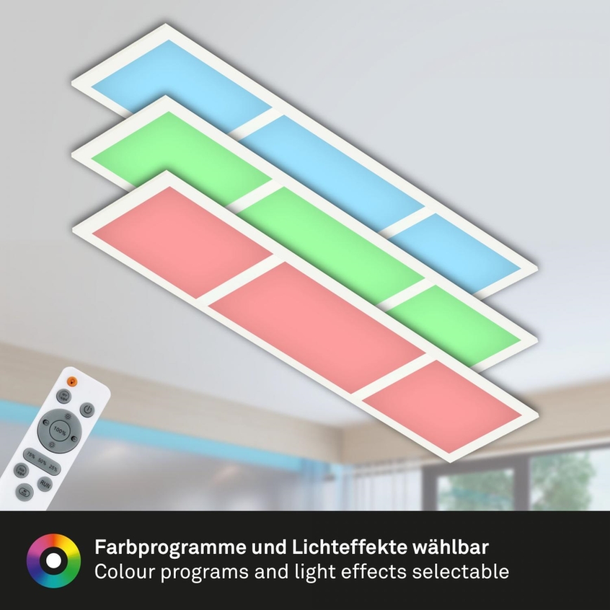 Briloner 7388-016 - RGBW Dimmelhető mennyezeti lámpa LED/24W/230V 3000-6500K + távirányítás