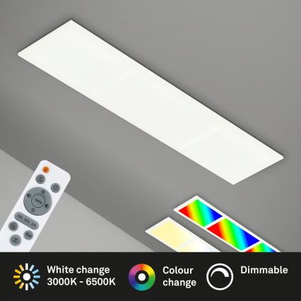 Briloner 7388-016 - RGBW Dimmelhető mennyezeti lámpa LED/24W/230V 3000-6500K + távirányítás