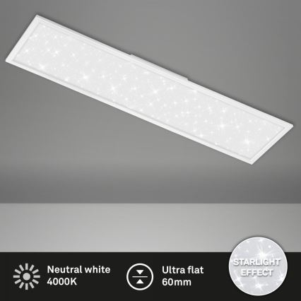 Briloner 7393-016 - LED Felületre szerelhető panel STAR SKY LED/38W/230V 4000K