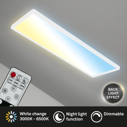 Briloner 7403-016 - LED dimmelhető mennyezeti lámpa SLIM LED/23W/230V 2700-6500K + távirányító