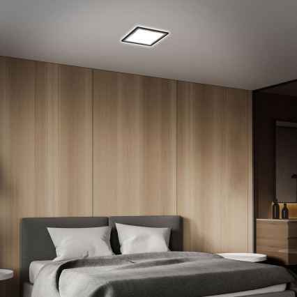 Briloner 7457-414 - LED mennyezeti lámpatest SLIM LED/18W/230V 4000K 29x29 cm fekete