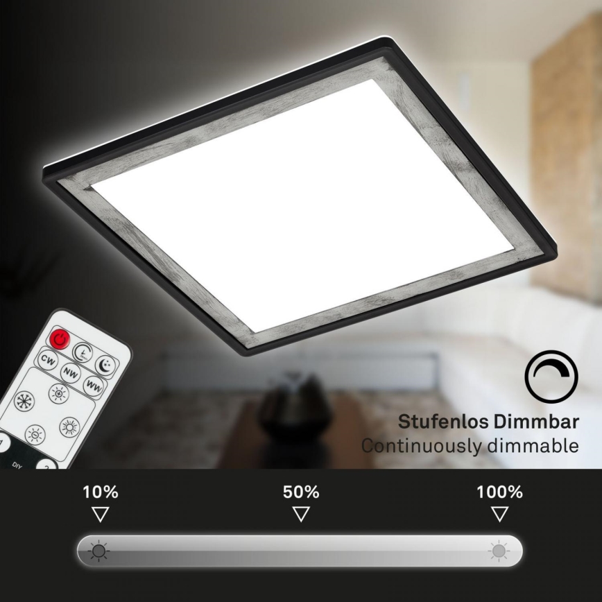 Briloner 7459-414 - LED Dimmelhető mennyezeti lámpa SLIM LED/22W/230V 2700-6500K + távirányítás
