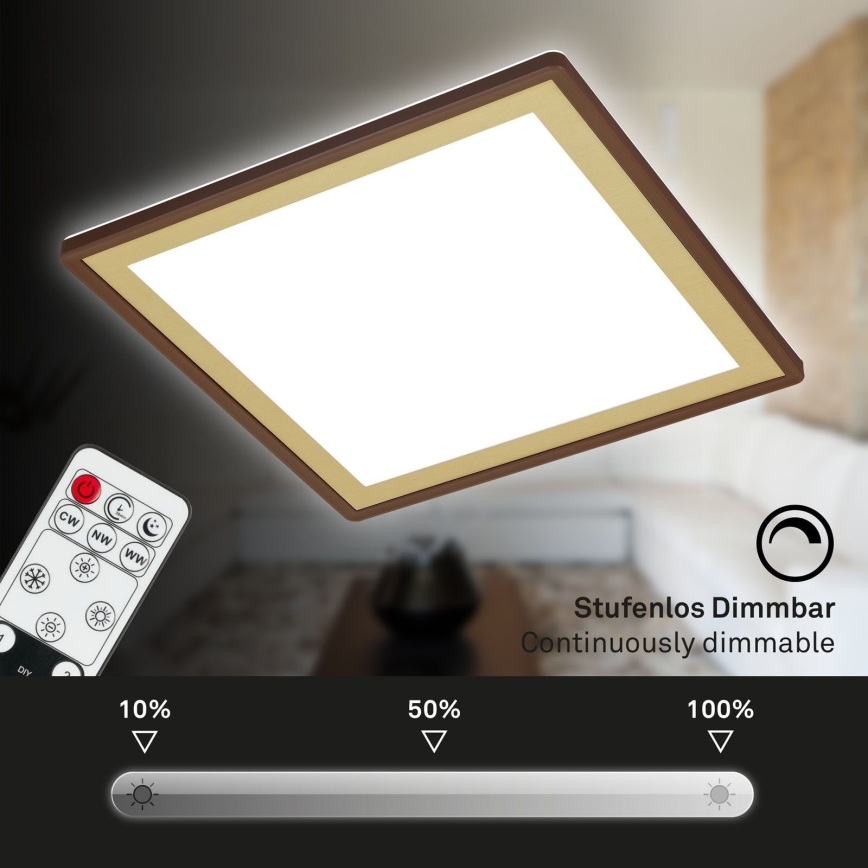 Briloner 7459-417 - LED dimmelhető mennyezeti lámpa DECO LED/24W/230V 2700-6500K + távirányító