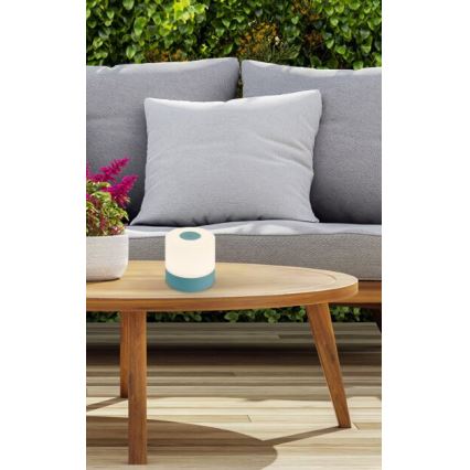 Briloner 7461010 - LED Dimmelhető újratölthető kültéri asztali lámpa LED/2W/5V IP44 1200 mAh kék