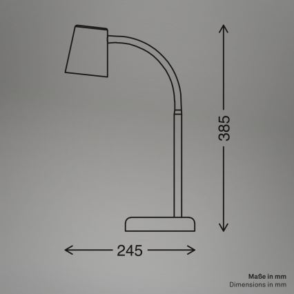 Briloner 7476-011 - SKRIVA asztali lámpa 1xGU10/9W/230V bézs