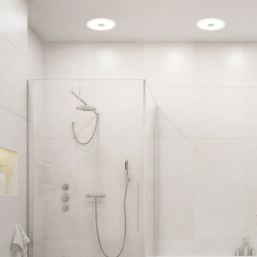 Briloner 7481019 - LED fürdőszobai süllyesztett mennyezeti lámpatest LED/12W/230V 3000/4000/6500K IP44 fehér