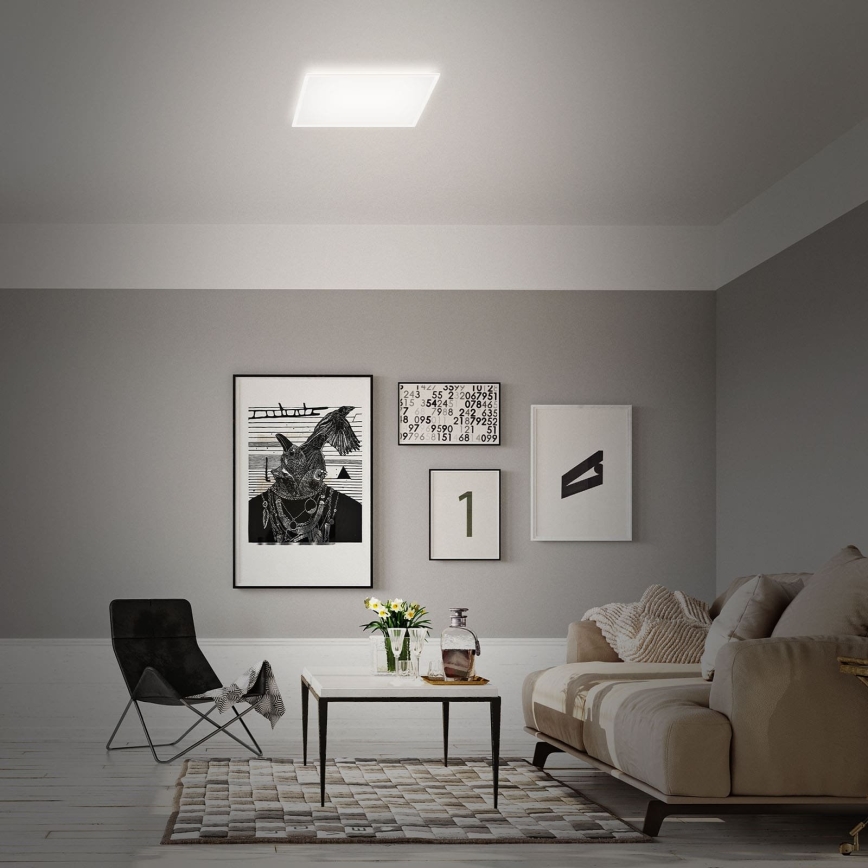 Briloner 7491-016 - LED RGBW Dimmelhető mennyezeti lámpatest SMART LED/22W/230V 4000K 42x42 cm Wi-Fi Tuya + távirányító