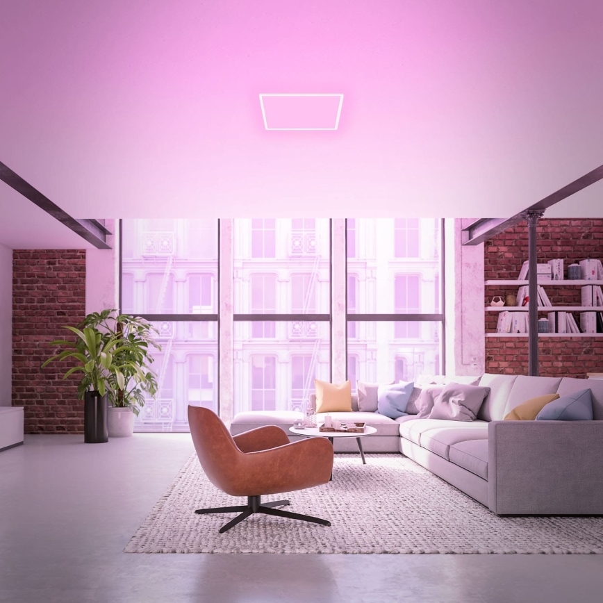 Briloner 7491-016 - LED RGBW Dimmelhető mennyezeti lámpatest SMART LED/22W/230V 4000K 42x42 cm Wi-Fi Tuya + távirányító