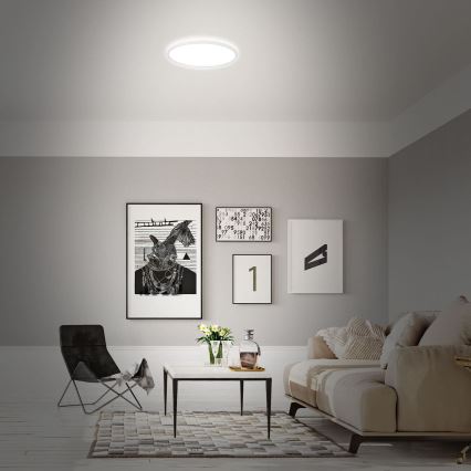 Briloner 7494016 - LED RGBW fényerőszabályozható mennyezeti lámpa okos LED/22W/230V 4000K átm. 42 cm Wi-Fi Tuya + távirányító