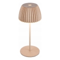 Briloner 7552-011 - MINI LED kültéri asztali lámpa, dimmelhető, érintésvezérlésű, újratölthető, 1,5W/5V IP44 1800 mAh bézs