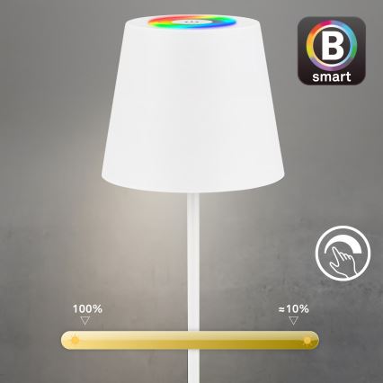 Briloner 7559016 - COLORIS LED RGB dimmelhető, újratölthető kültéri asztali lámpa LED/3,5W/5V IP44 2000 mAh, Wi‑Fi, Tuya-kompatibilis