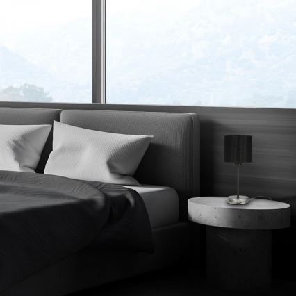 Briloner 7737-014 - Asztali lámpa SILVER CRAFTED 1xE14/25W/230V