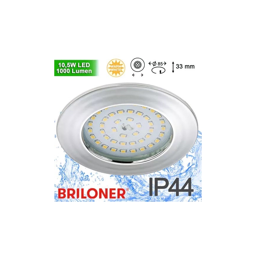 Briloner 8310-018 - LED Fürdőszobai beépíthető lámpa LED/10,5W/230V IP44
