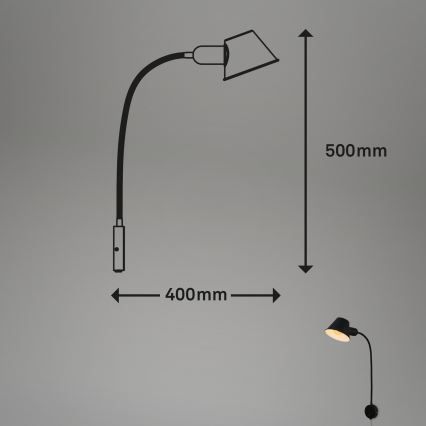 Briloner - BRELLO fali lámpa 1xE27/10W/230V