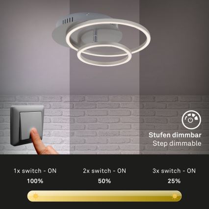 Briloner - LED dimmelhető mennyezeti lámpa FRAMES LED/24,5W/230V
