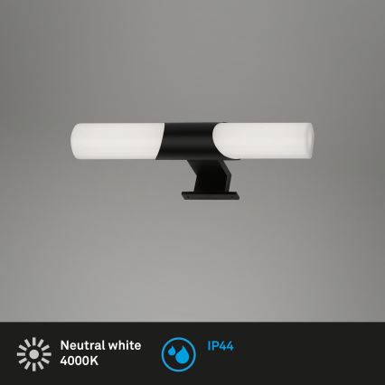 Briloner - Fürdőszobai LED tükörvilágítás/7W/230V 4000K IP44 32 cm fekete