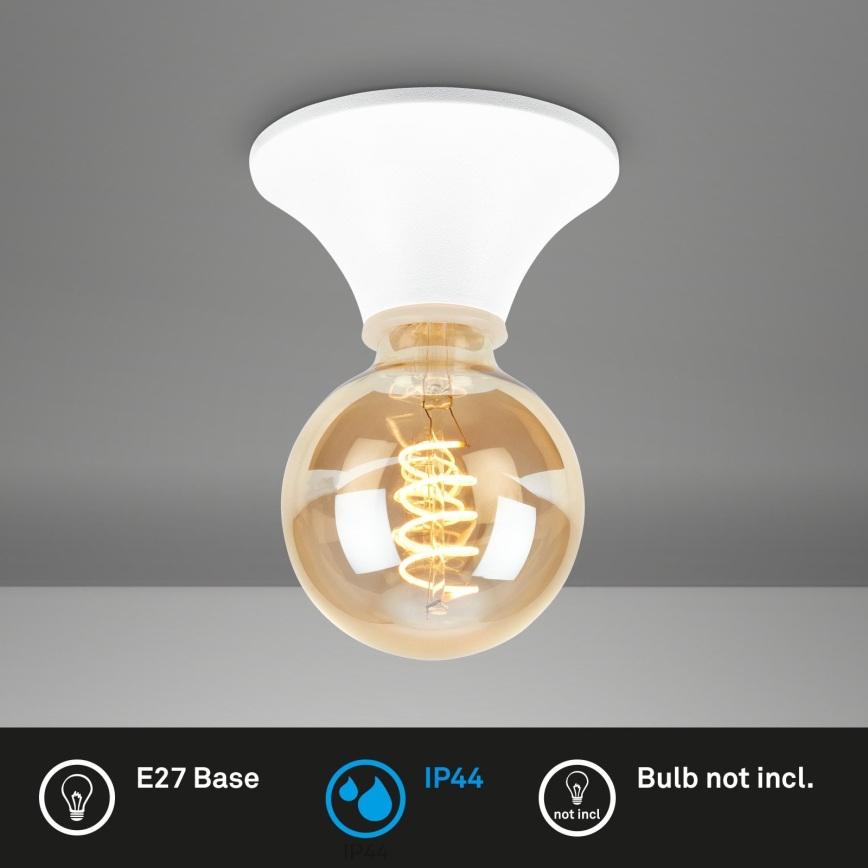 Briloner - Fürdőszobai mennyezeti lámpatest 1xE27/10W/230V IP44 fehér
