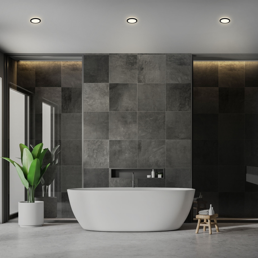 Briloner - KÉSZLET 3x LED Fürdőszobai beépíthető lámpa LED/3W/230V IP44