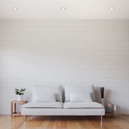 Briloner- KÉSZLET 3x LED Fürdőszobai beépíthető lámpa LED/4,9W/230V IP44 ezüst