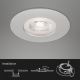 Briloner- KÉSZLET 3x LED Fürdőszobai beépíthető lámpa LED/4,9W/230V IP44 ezüst