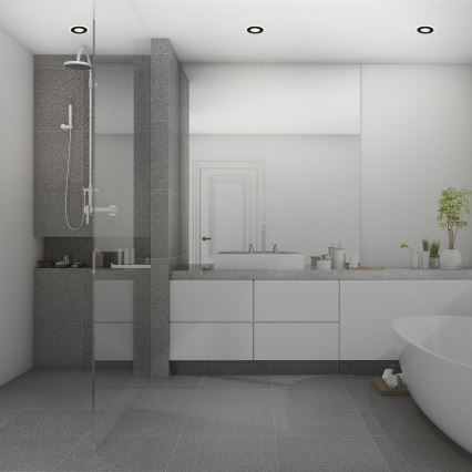 Briloner - KÉSZLET 3x LED RGBW Dimmelhető fürdőszobai beépíthető lámpa  LED/5W/230V 3000-6500K IP44 + távirányítás