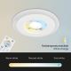 Briloner - KÉSZLET 3x LED RGBW Dimmelhető ürdőszobai fügesztett mennyezeti lámpa LED/5W/230V 3000-6500K IP44 + távirányítás