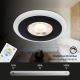Briloner - KÉSZLET 3x LED RGBW Dimmelhető fürdőszobai fügesztett mennyezeti lámpa LED/5W/230V 3000-6500K IP44 + távirányítás