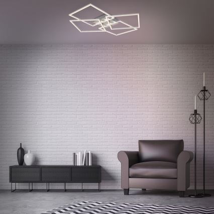 Briloner - LED állítható fényerejű mennyezeti lámpa FRAME 4xLED/12W/230V