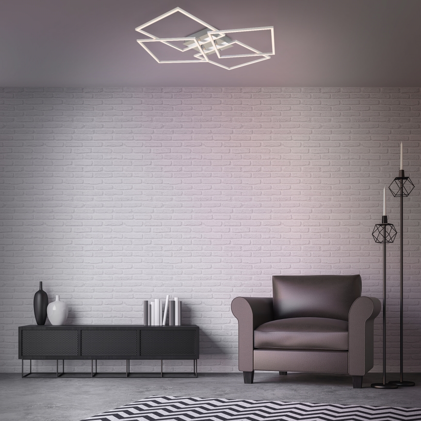 Briloner - LED állítható fényerejű mennyezeti lámpa FRAME 4xLED/12W/230V