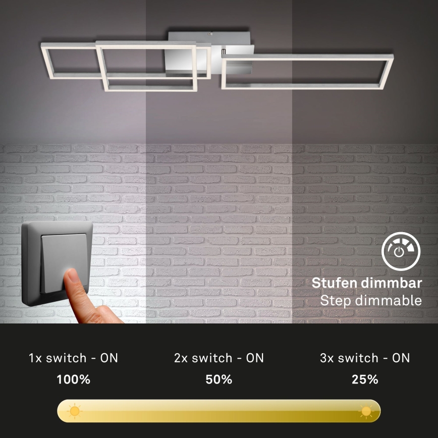 Briloner - LED Dimmelhető felületre szerelhető csillár FRAME LED/44W/230V