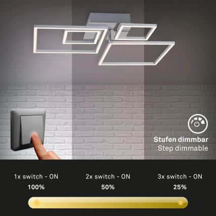Briloner - LED Dimmelhető mennyezeti lámpa FRAMES LED/40W/230V