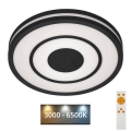Briloner - LED Dimmelhető mennyezeti lámpa RIPPLE LED/24W/230V 3000-6500K + távirányítás