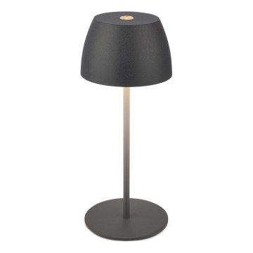 Briloner - LED Dimmelhető újratölthető érintésvezérelt kültéri asztali lámpa MINI LED/2,5W/5V IP44 1800 mAh antracit
